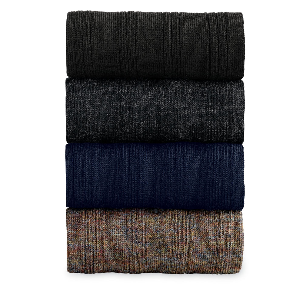 Wool Ribbed Socks Johnston & Murphy