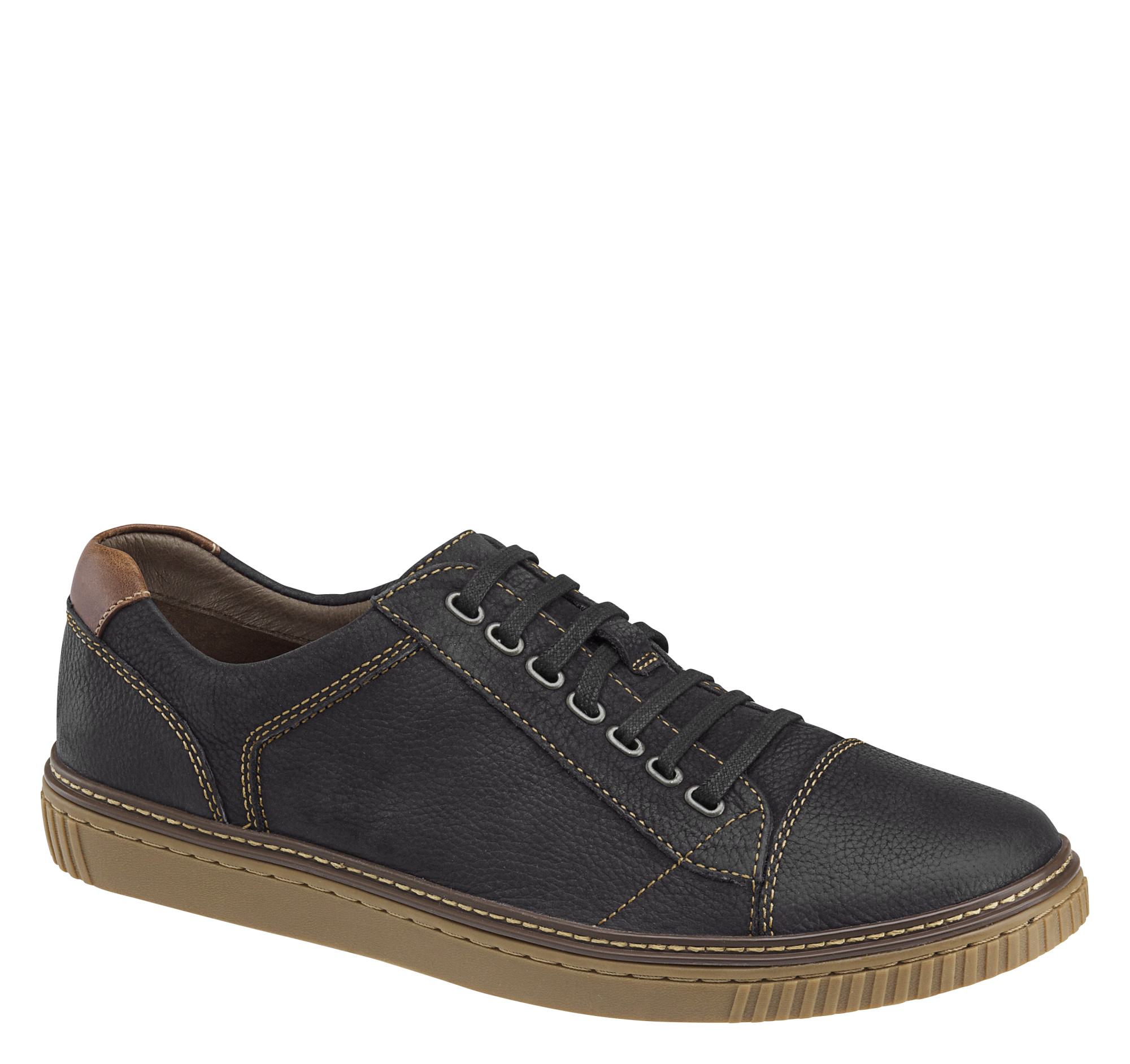 Men's Wallace Lace-Up in Black Oiled Leather Johnston Murphy