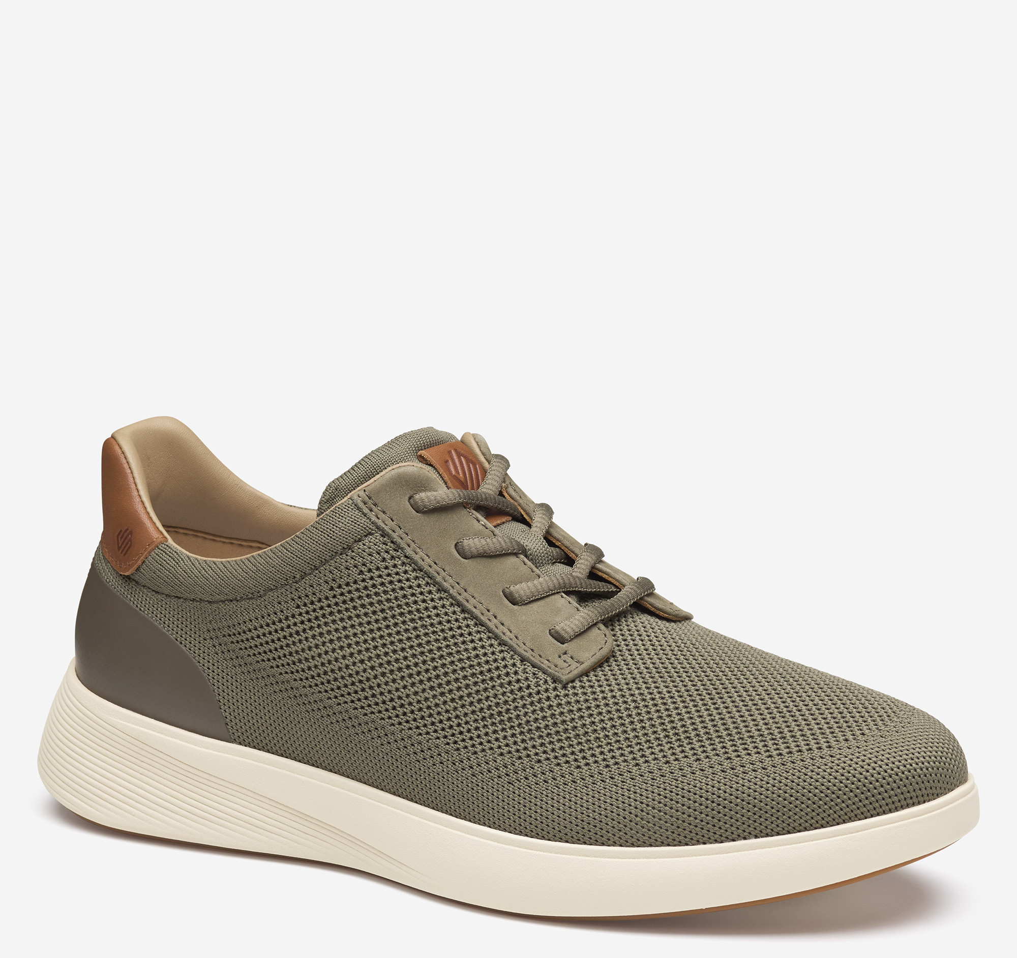 Johnston & Murphy Men's Ackerson Knit Plain Toe - Olive Knit - Size 10 - M