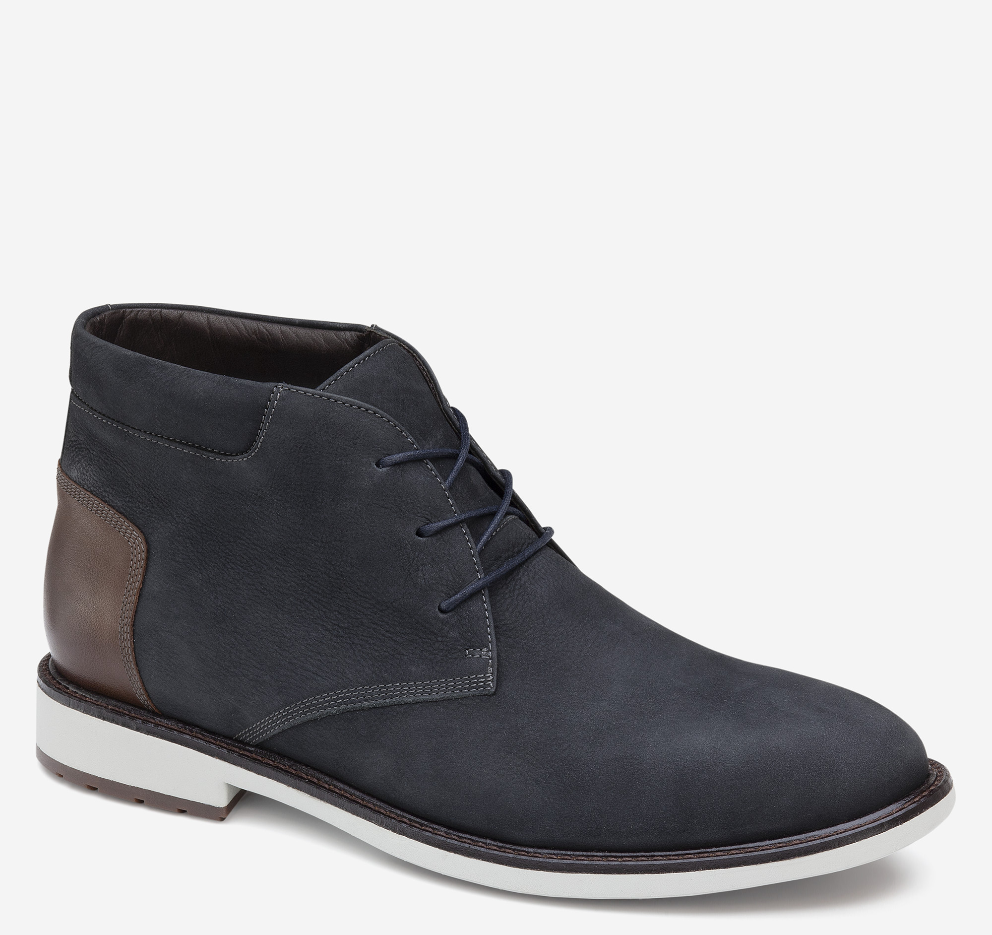 Johnston & Murphy Men's Lockwood Chukka Shoe - Navy Oiled Nubuck