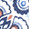 Blue/Pink Floral Tile