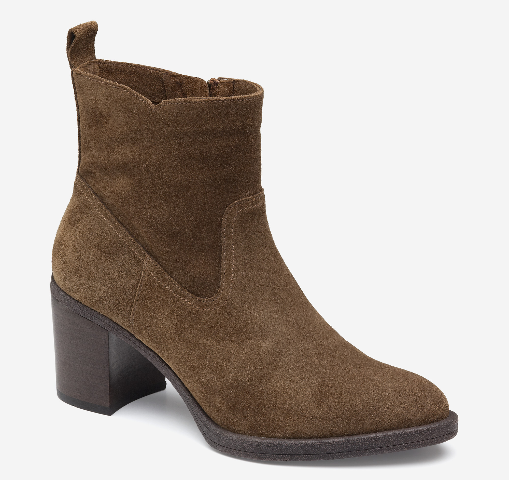 Johnston & Murphy Women's Braelyn Shoe - Cognac Italian Suede