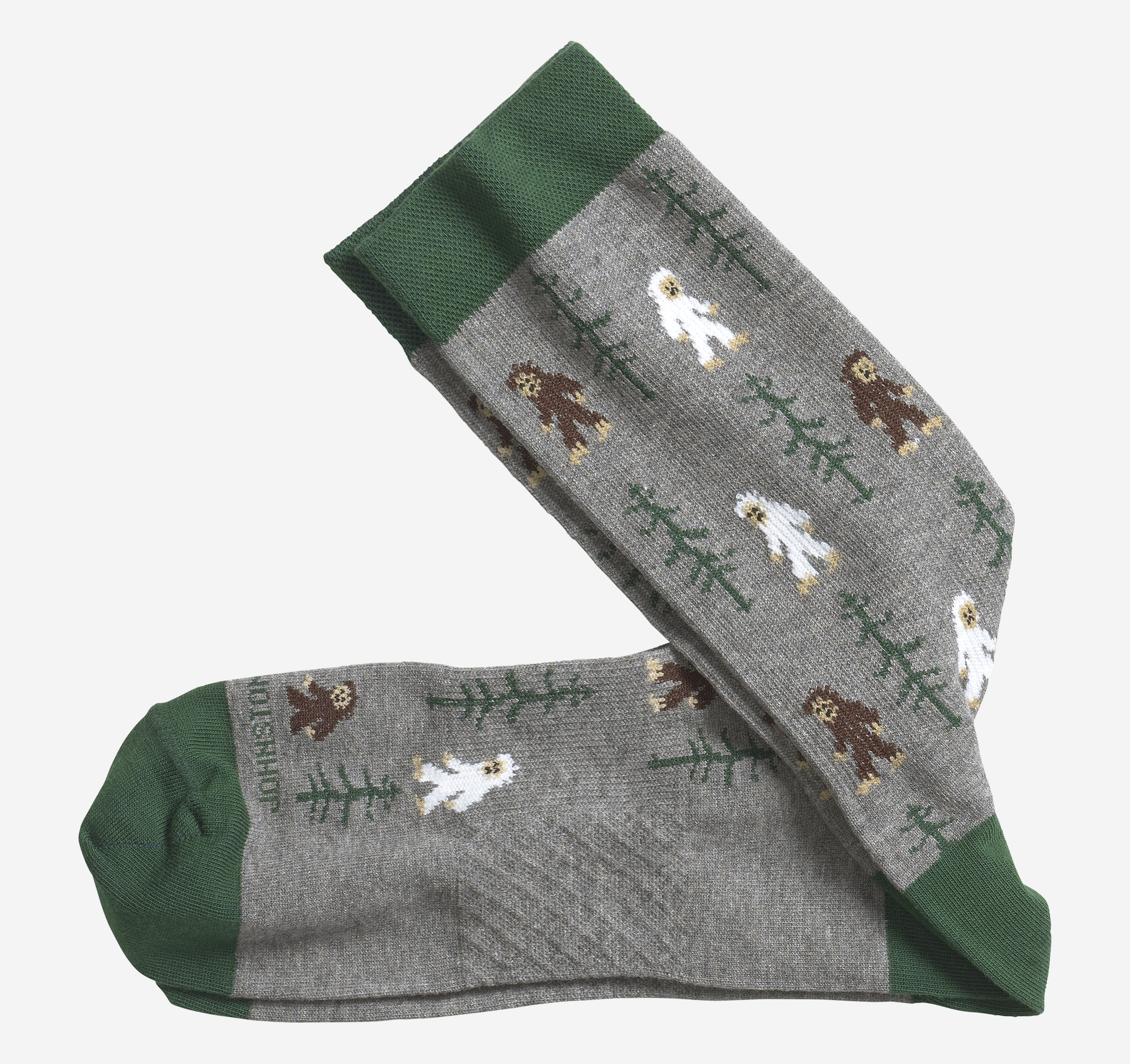 Image of Johnston & Murphy Ribbed Yeti Big Foot Socks