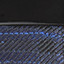 Navy Italian Plaid Fabric/Black Patent Leather