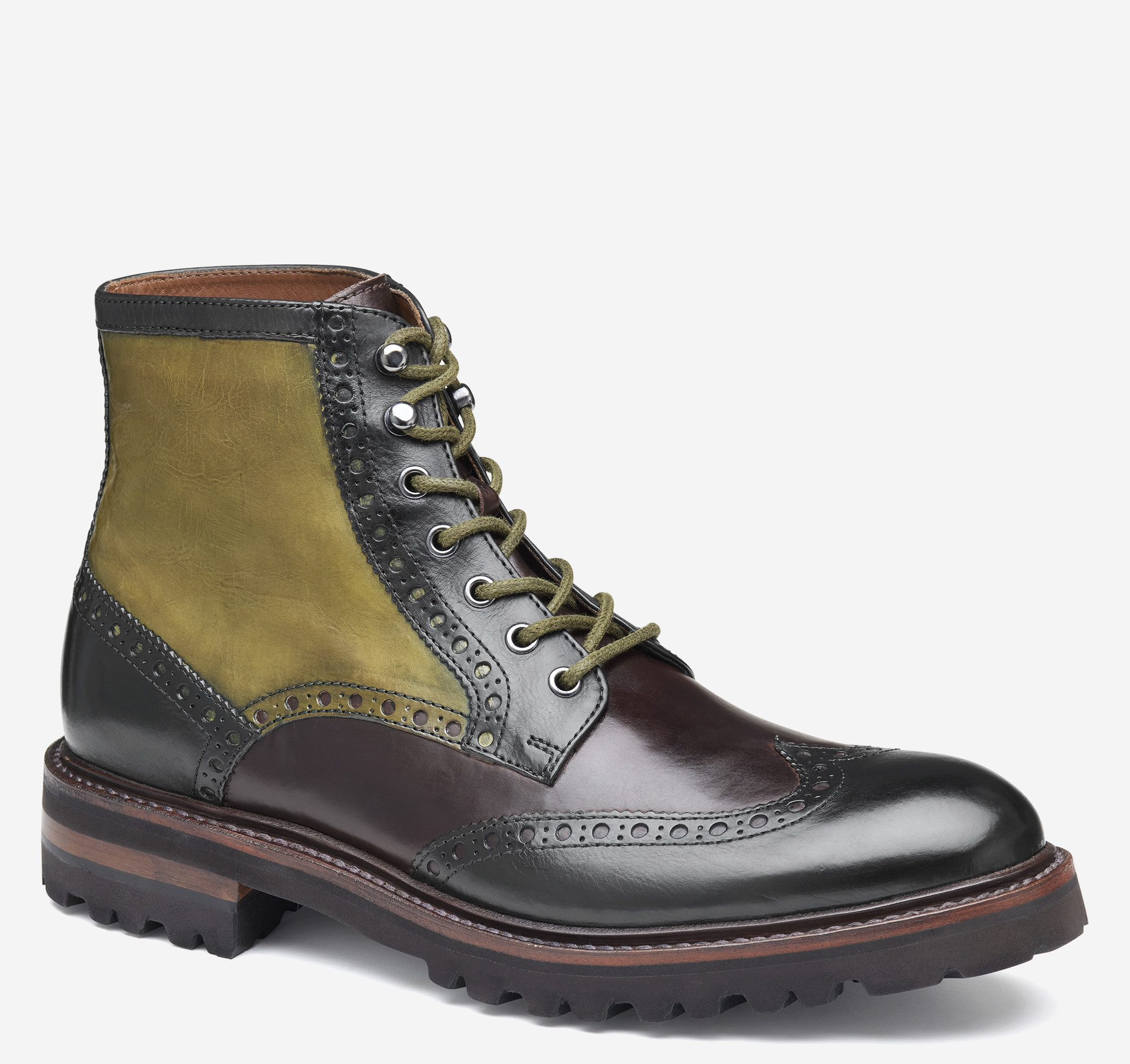 Wingtip steel toe boots hotsell