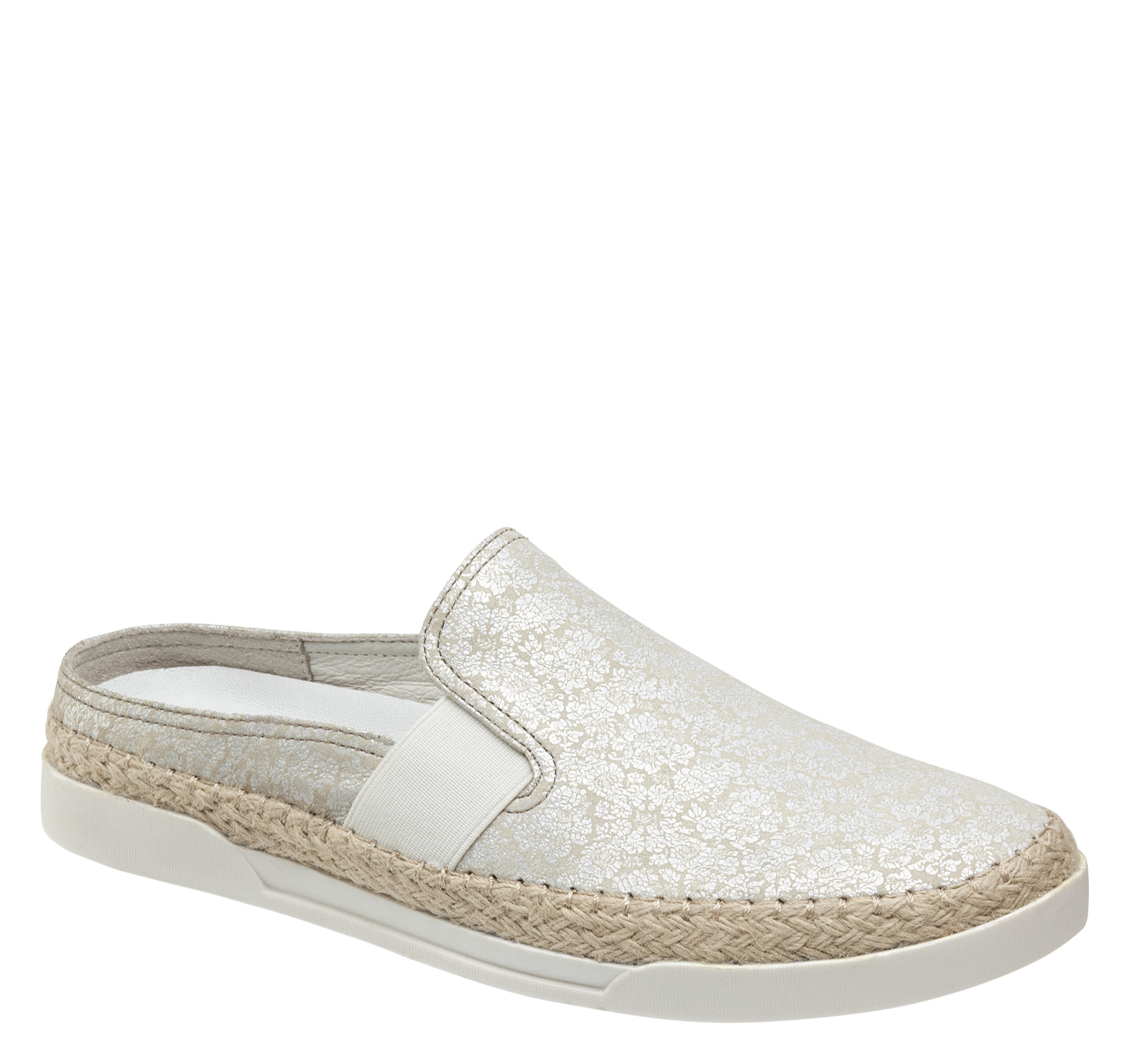 Johnston & Murphy Women's Viv - Ivory Floral Suede