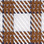 Rust/Navy Outlined Grid