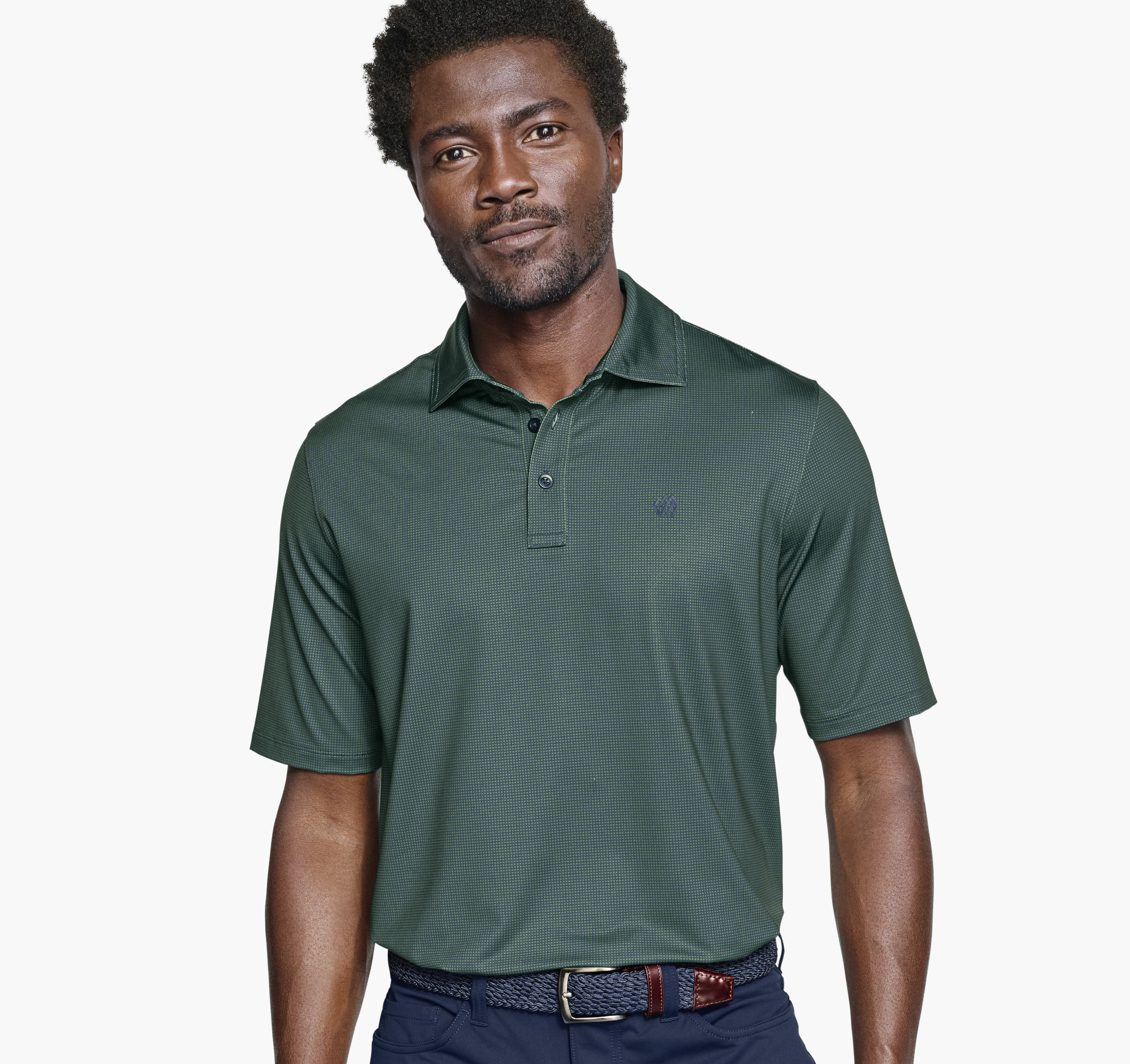 Men's XC4® Performance Gingham Polos + Cool Degree® | Johnston