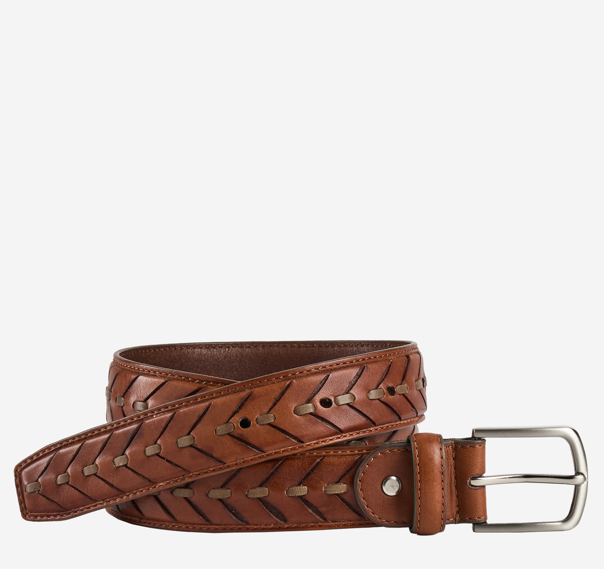 Johnston & Murphy Roller Buckle Belt Tan New Arrivals | Clothing