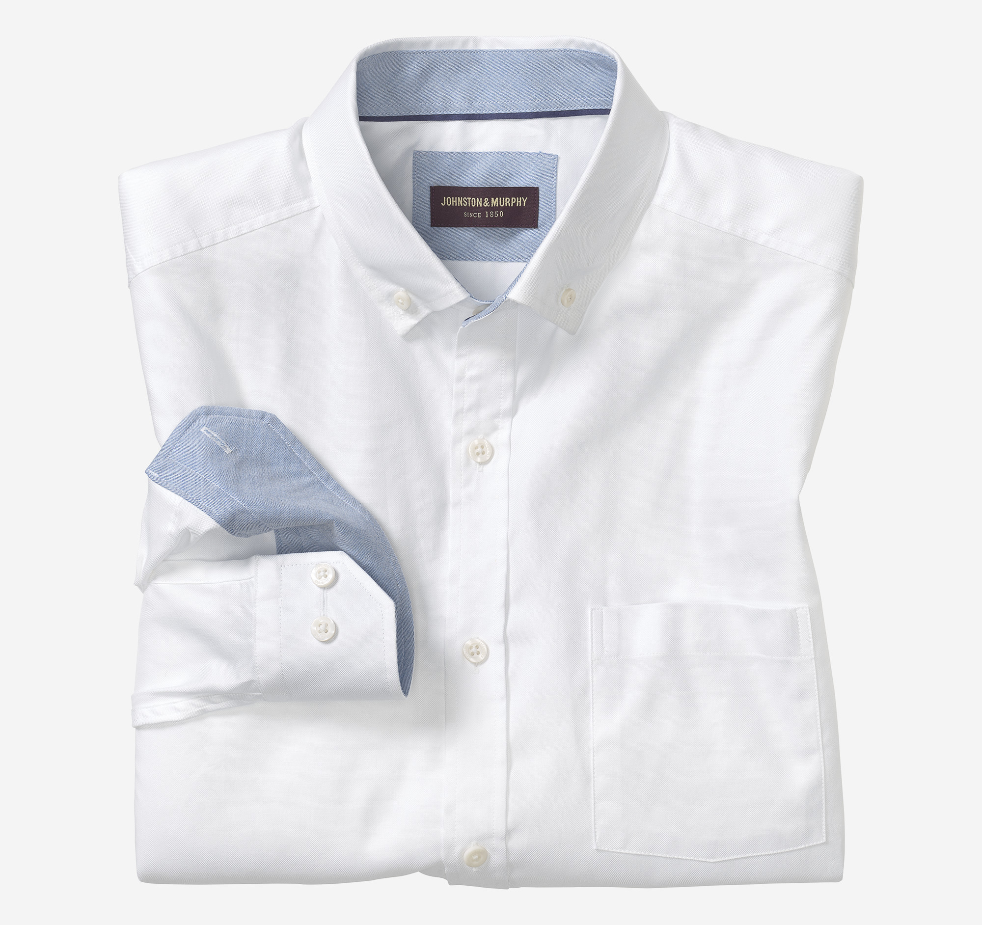 Long-Sleeve Oxford Shirt image number null