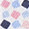 Pink/Navy Micro Diamond