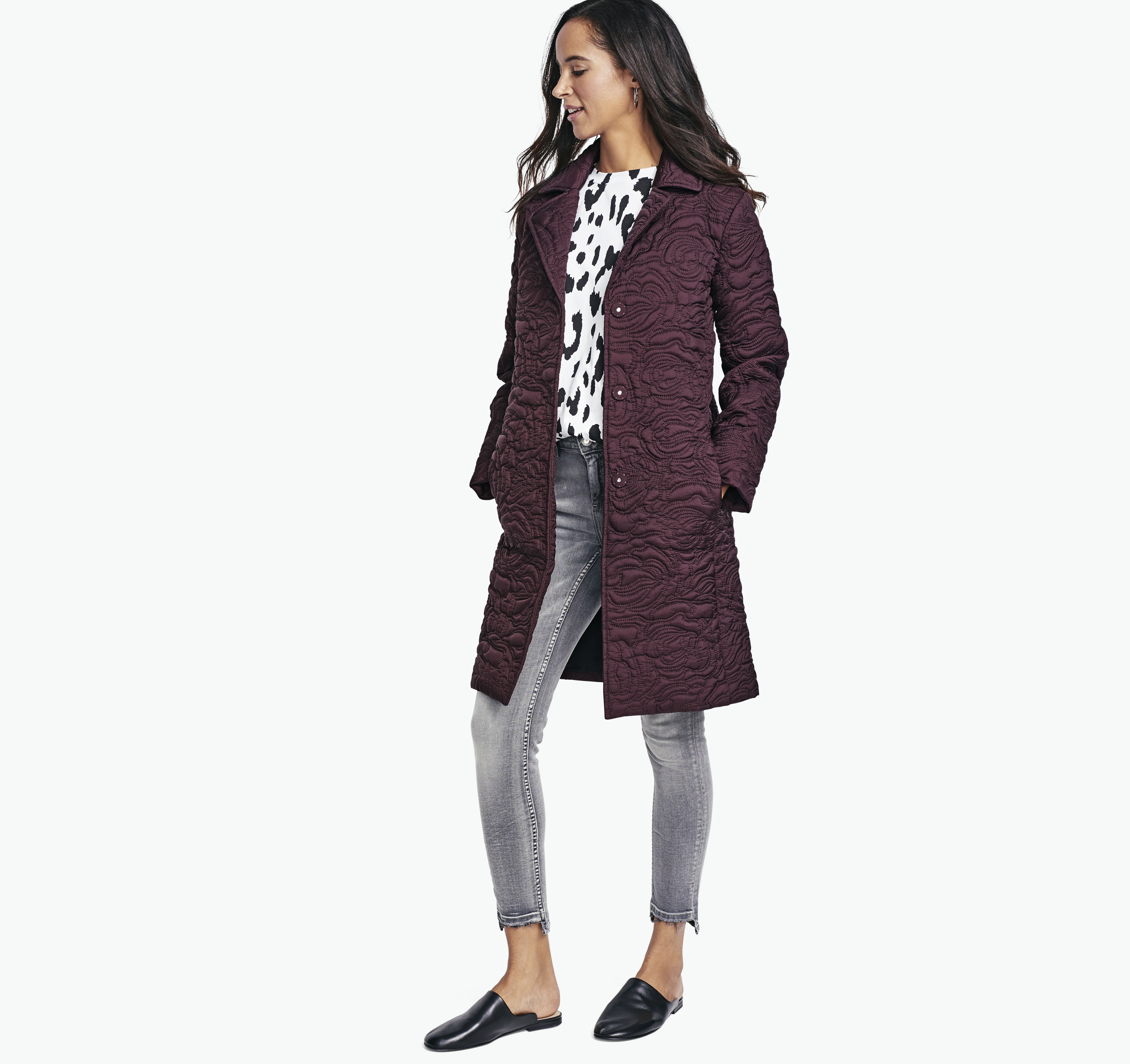 Rose-Quilted Jacket image number null