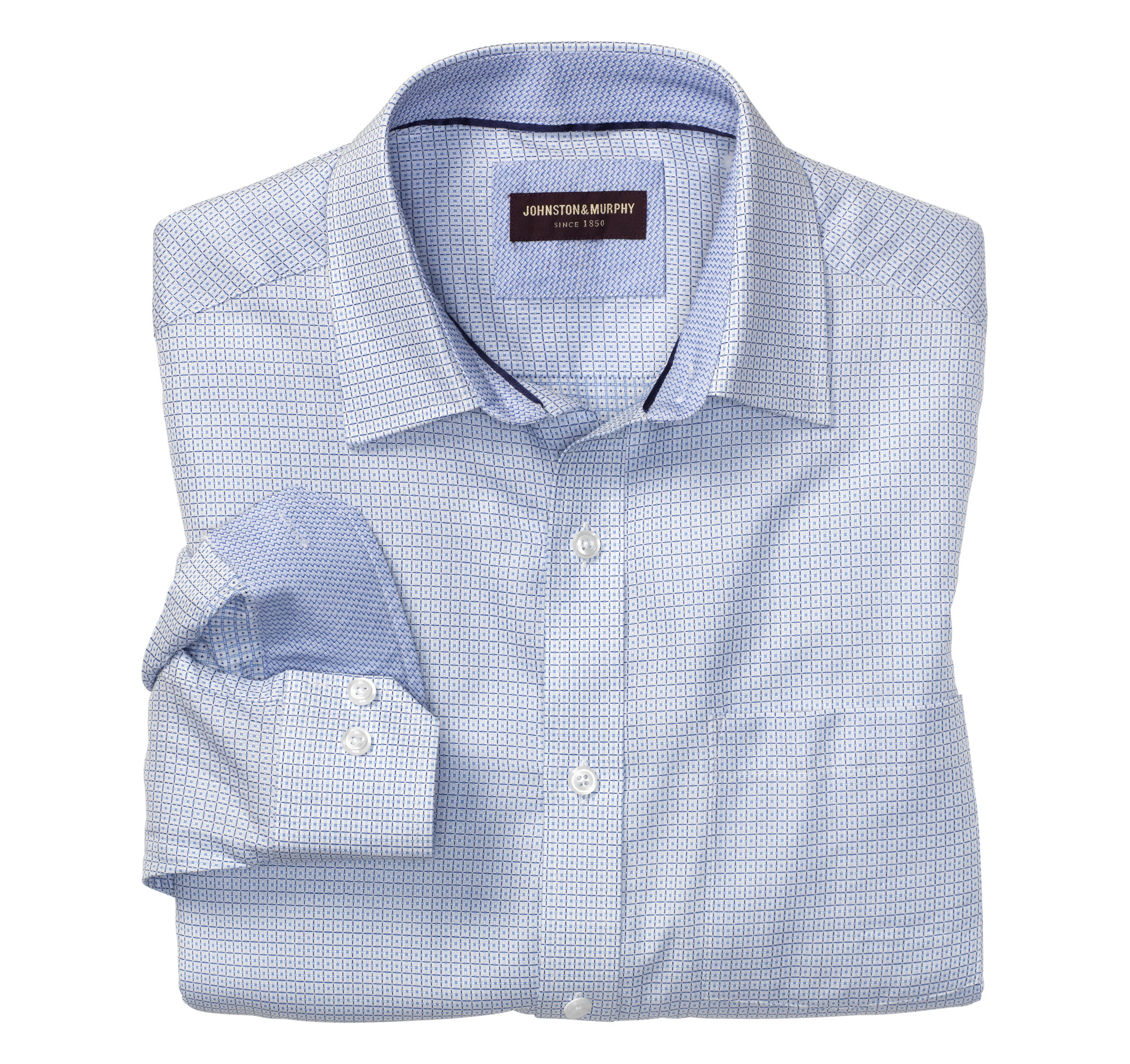 Mini Tile Square Shirt | Johnston & Murphy