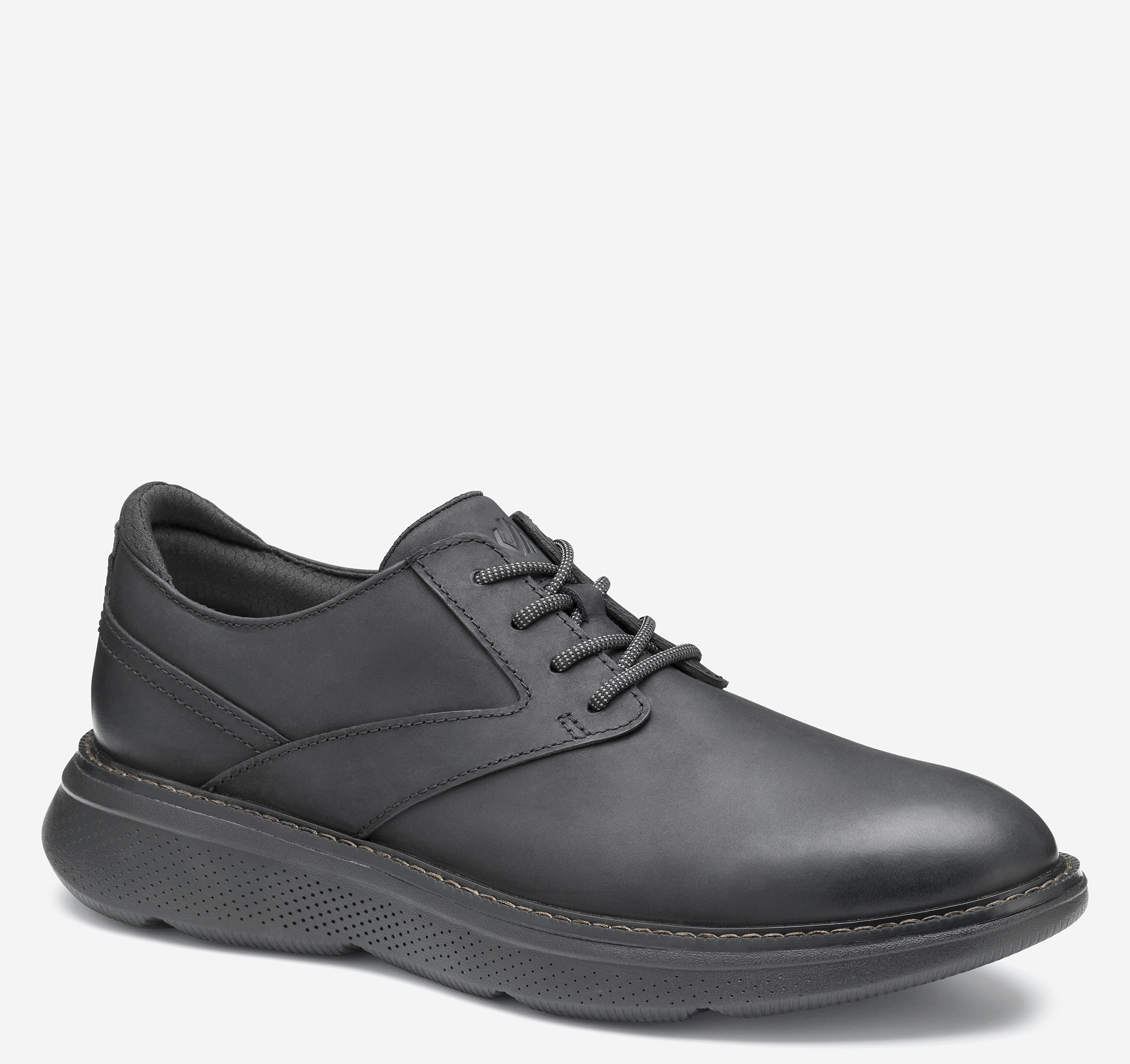 Johnston & Murphy Men's Hayden Plain Toe - Black Oiled Full Grain - Size 11 - M