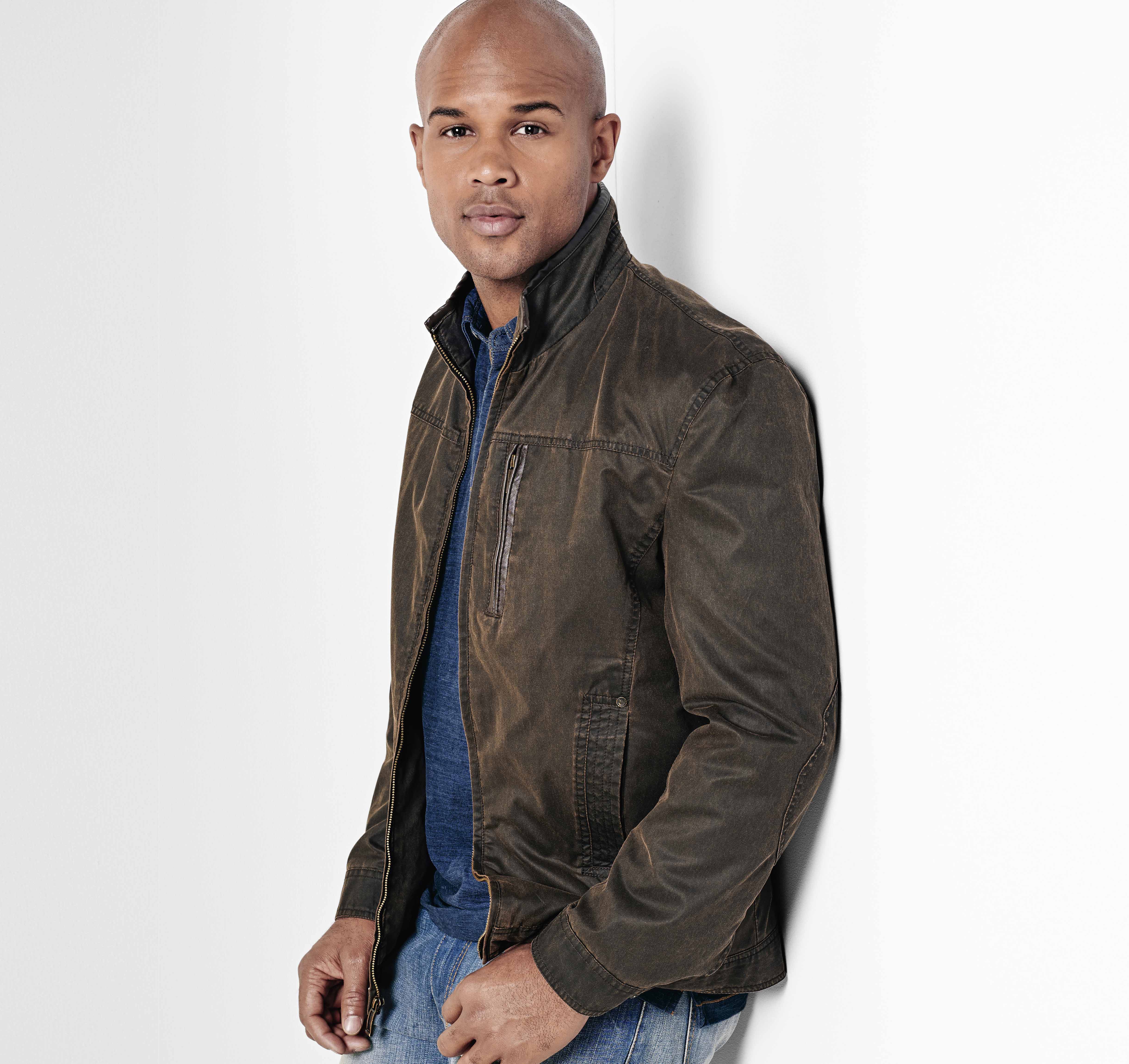 Waxed Cotton Jacket Johnston & Murphy