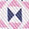 Pink/Navy Bowtie