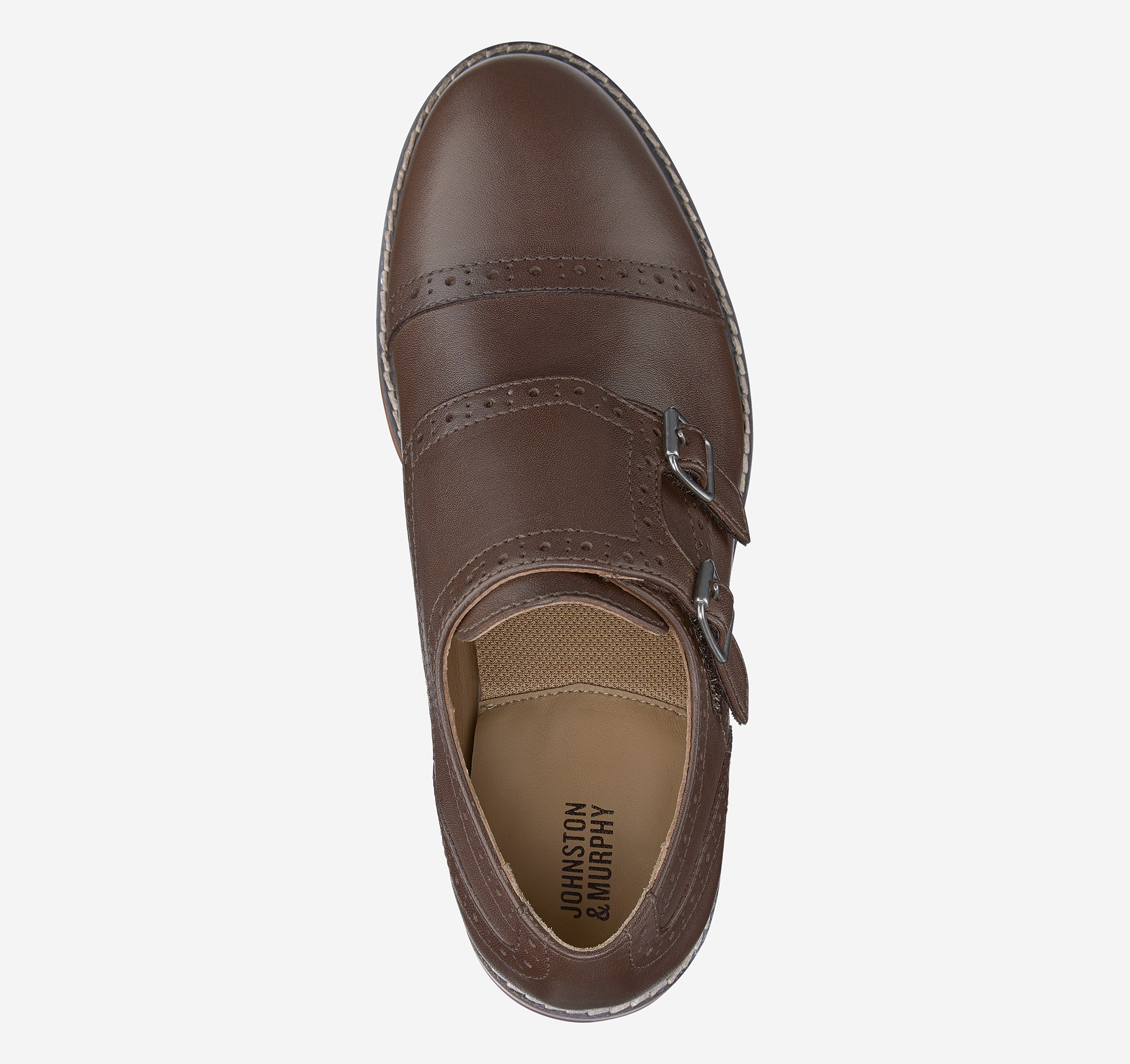 Big Kid Conard Double-Buckle Monk Strap image number null