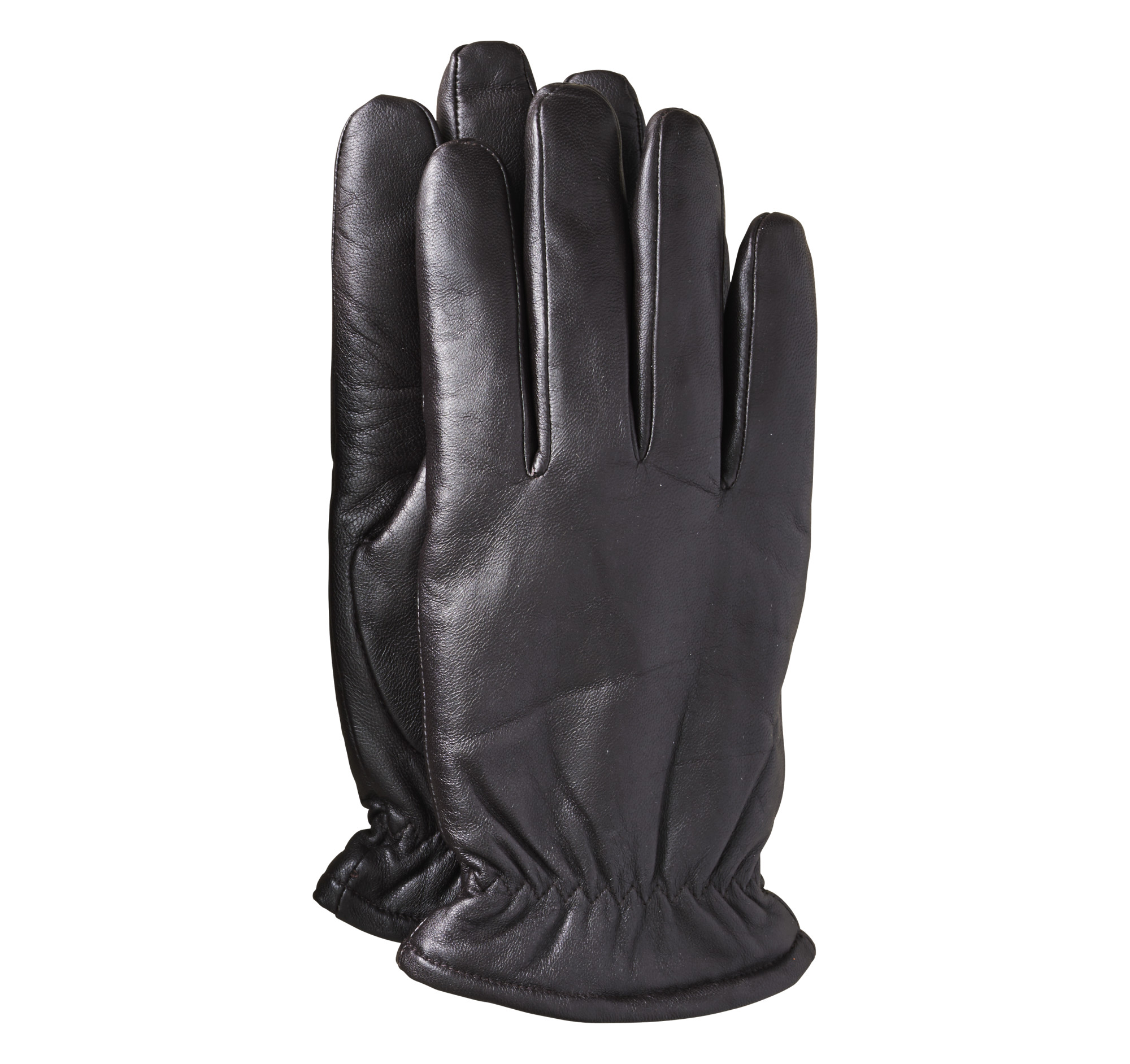 Johnston & Murphy Microfleece-Lined Leather Gloves