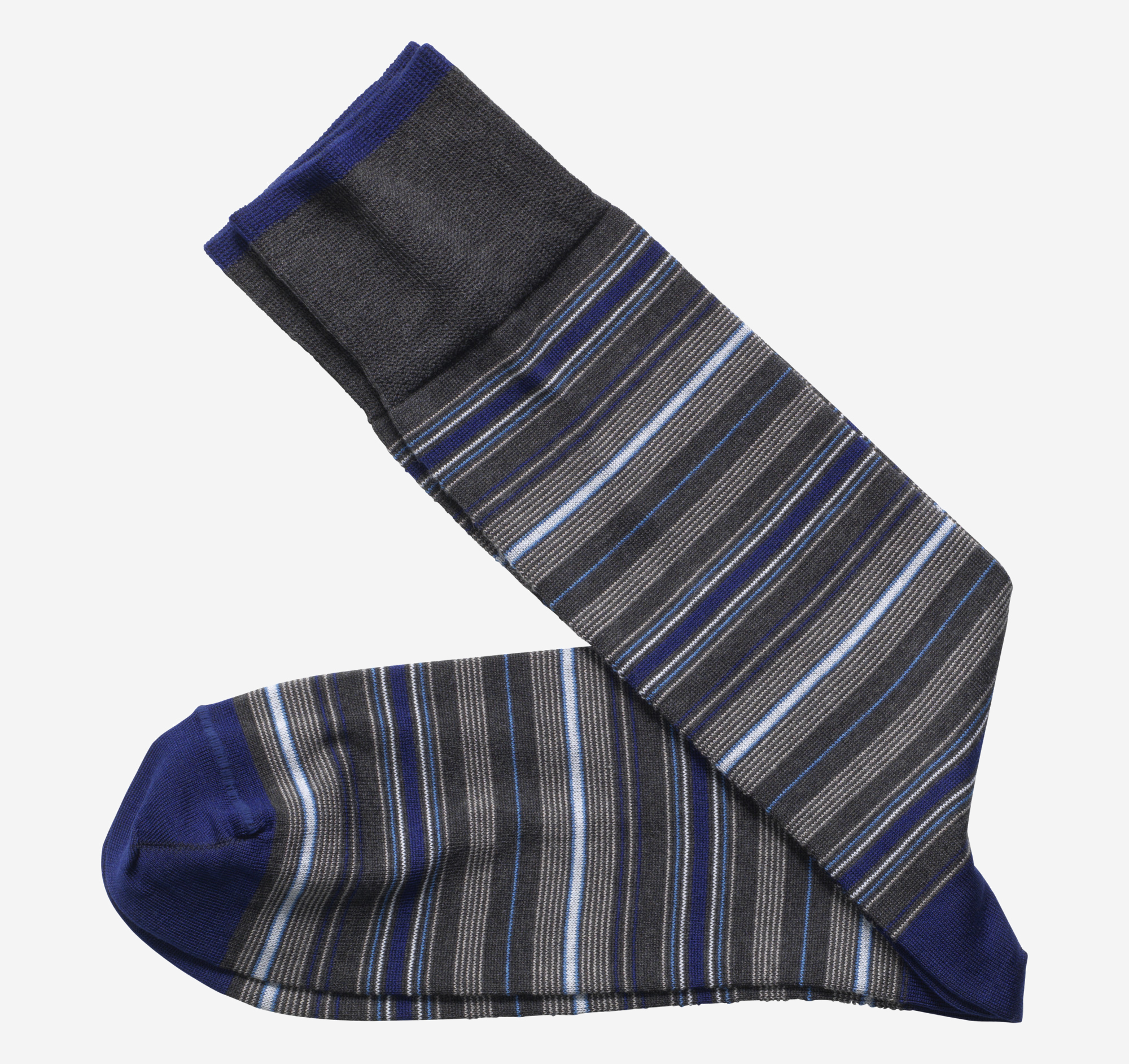 Johnston & Murphy Variegated Stripe Socks