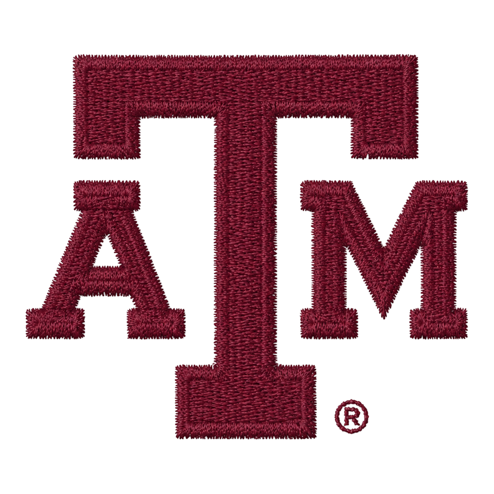 embroidered texas a&m logo embroidered texas a&m logo