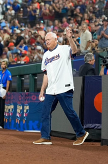 Nolan Ryan wearing Johnston & Murphy