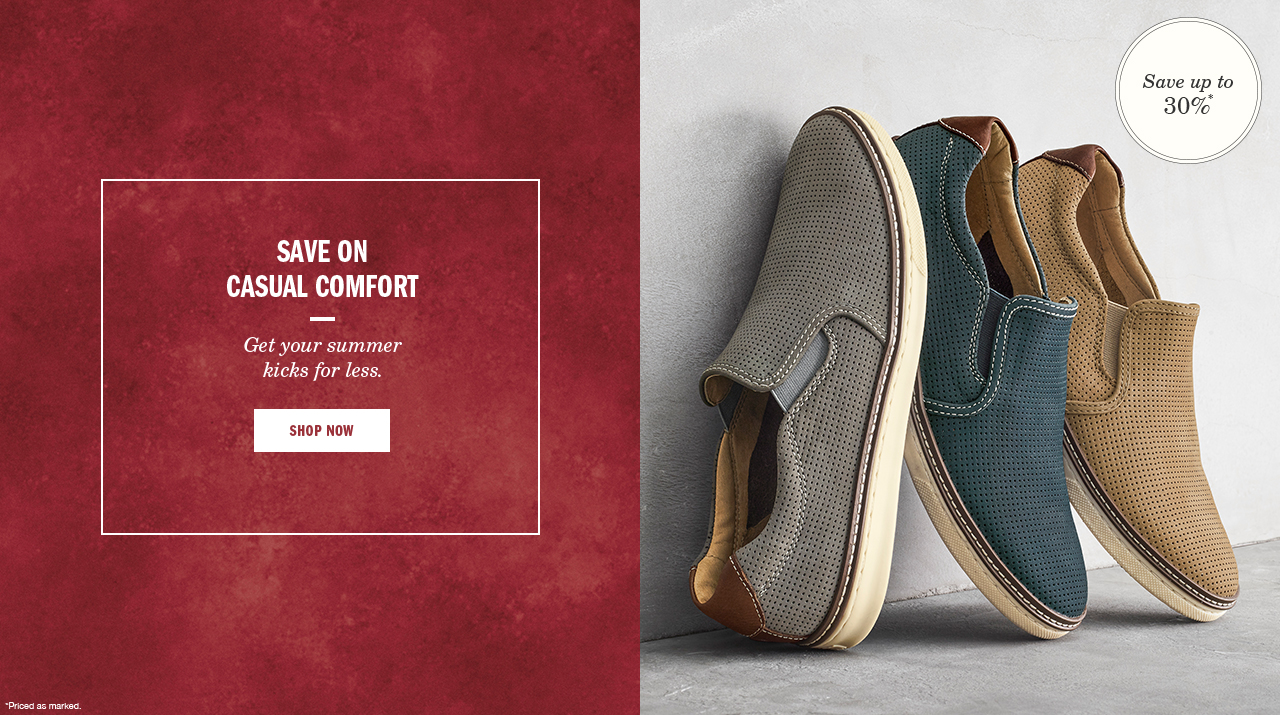 Johnston & Murphy Premium selection of Men's shoes, Women's shoes