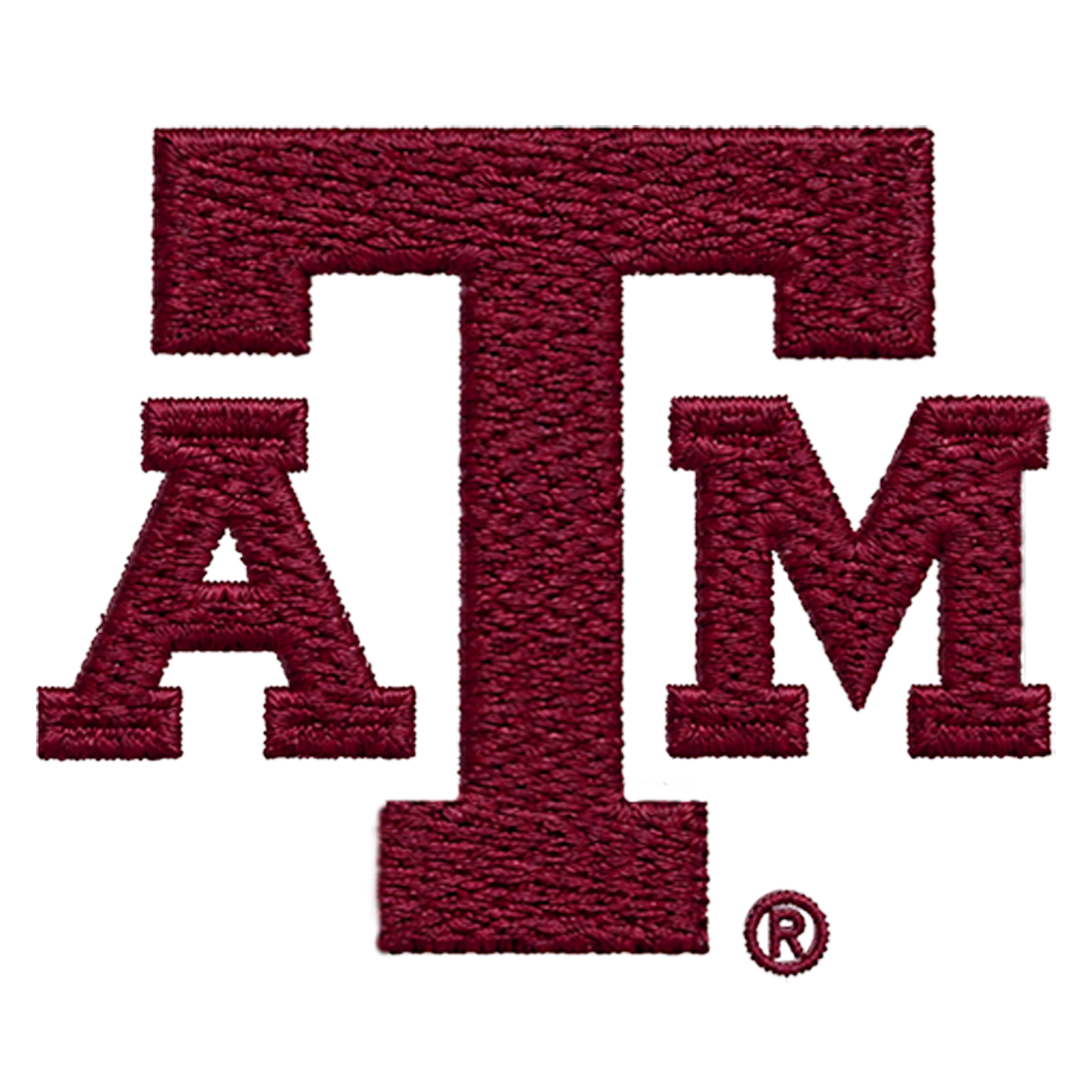 embroidered Texas A&M logo embroidered Texas A&M logo