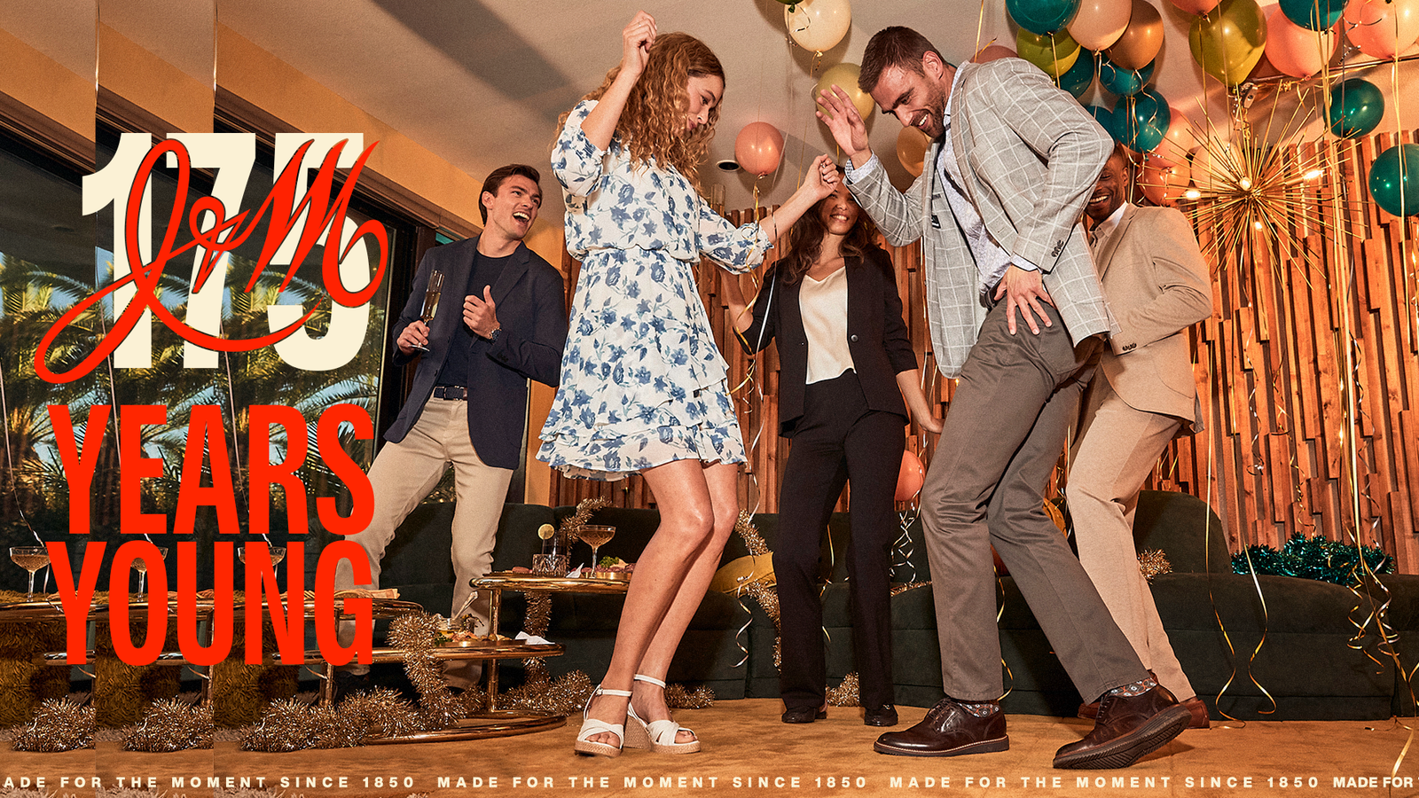 Johnston & Murphy 175 Years Young campaign image