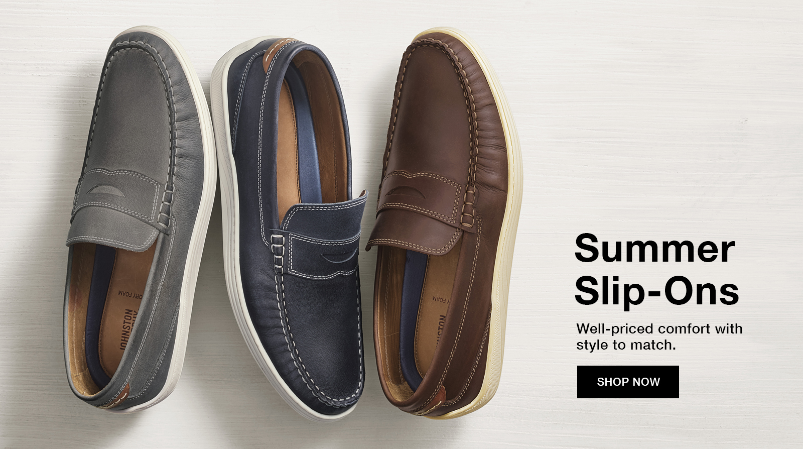 johnston and murphy casual shoes