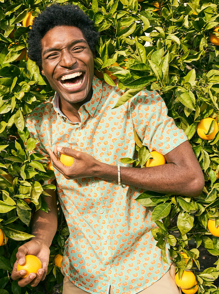 Shop The Printed Cotton Shirt at Johnston Murphy
