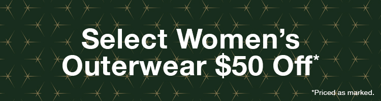 Women's Outerwear $50 Off