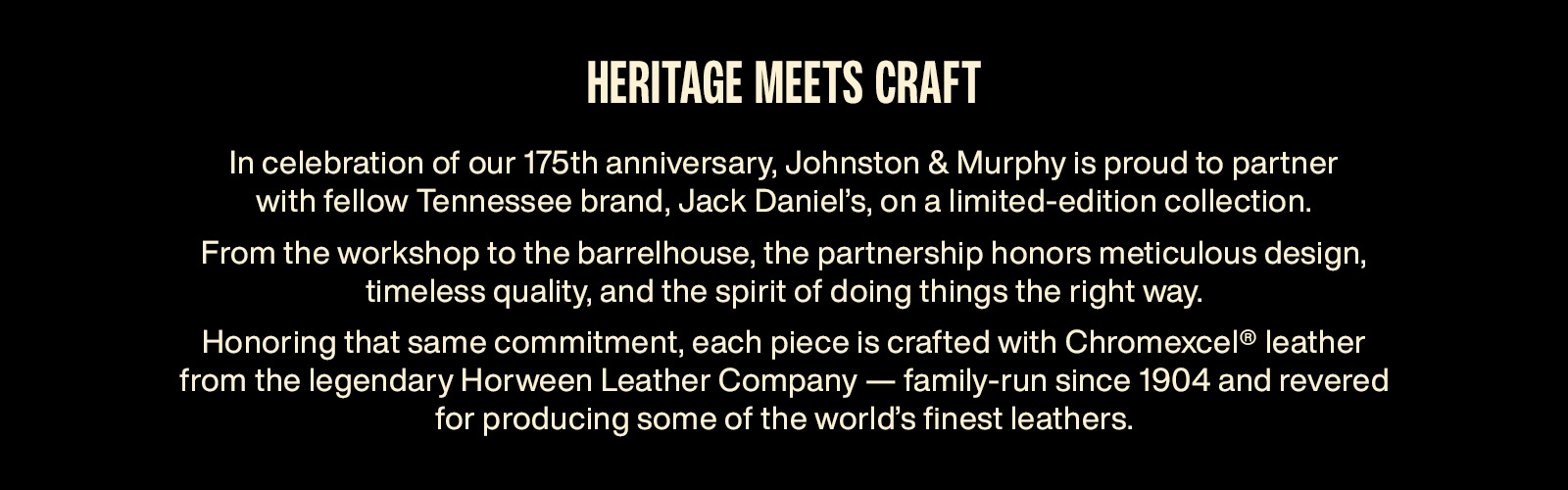 Jack Daniel's x J&M 175th Limited Edition Accessories