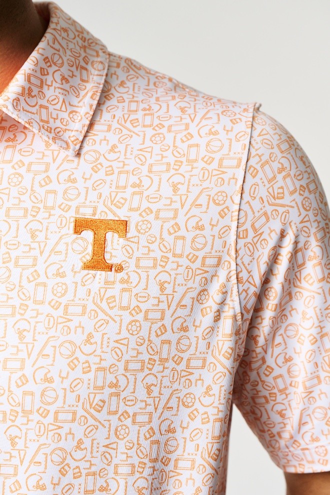 image licensed university of tennessee polo by Johnston and Murphy 