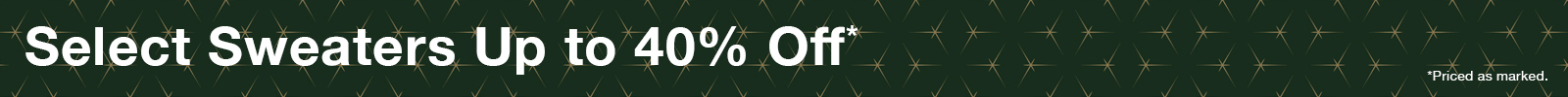Sweaters $50 Off