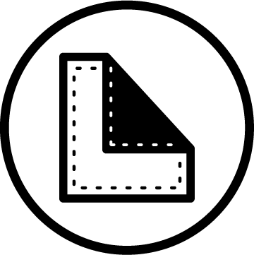 Reversible Product Feature Badge