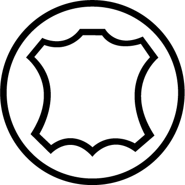 Leather Product Feature Badge