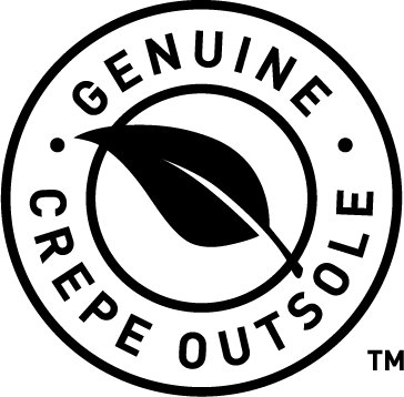 Genuine Crepe Outsole Product Feature Badge