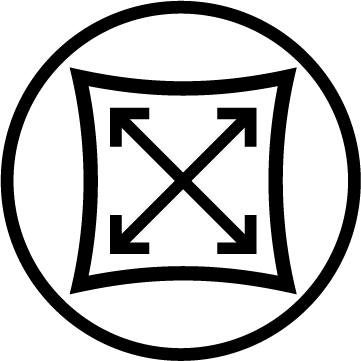 Stretchable Product Feature Badge